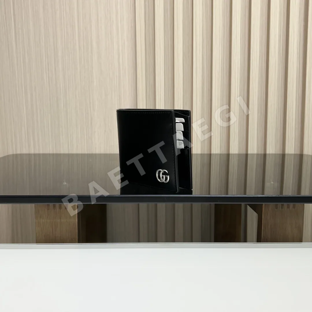 구찌 인피니트 프렐류드 블랙 가죽 반지갑 상세 이미지 3