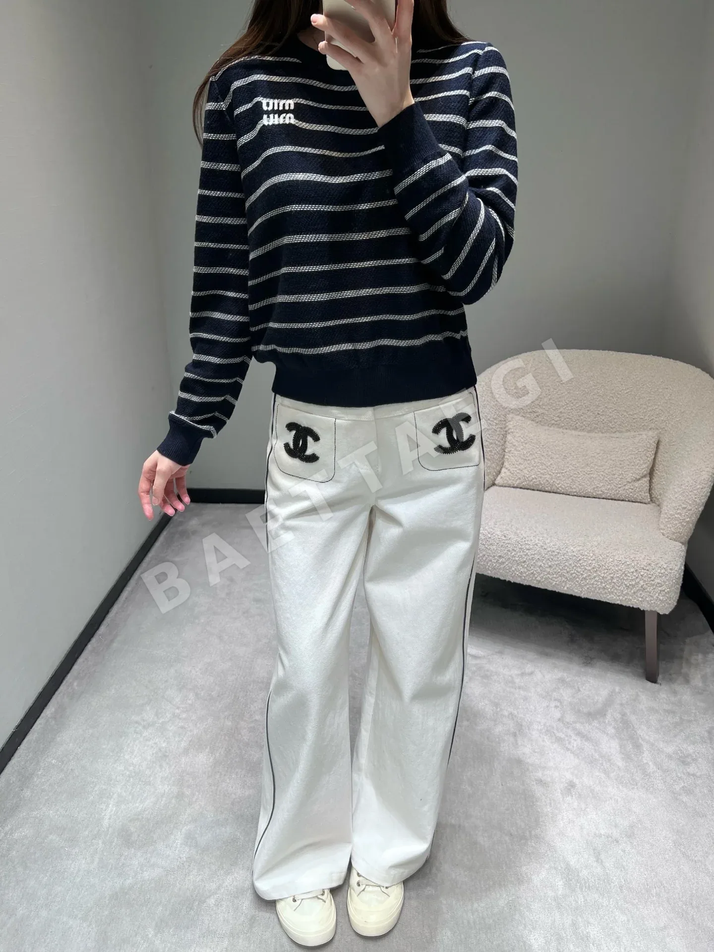 미우미우 여성 니트 97285 Miu Miu Knit 상세 이미지 8