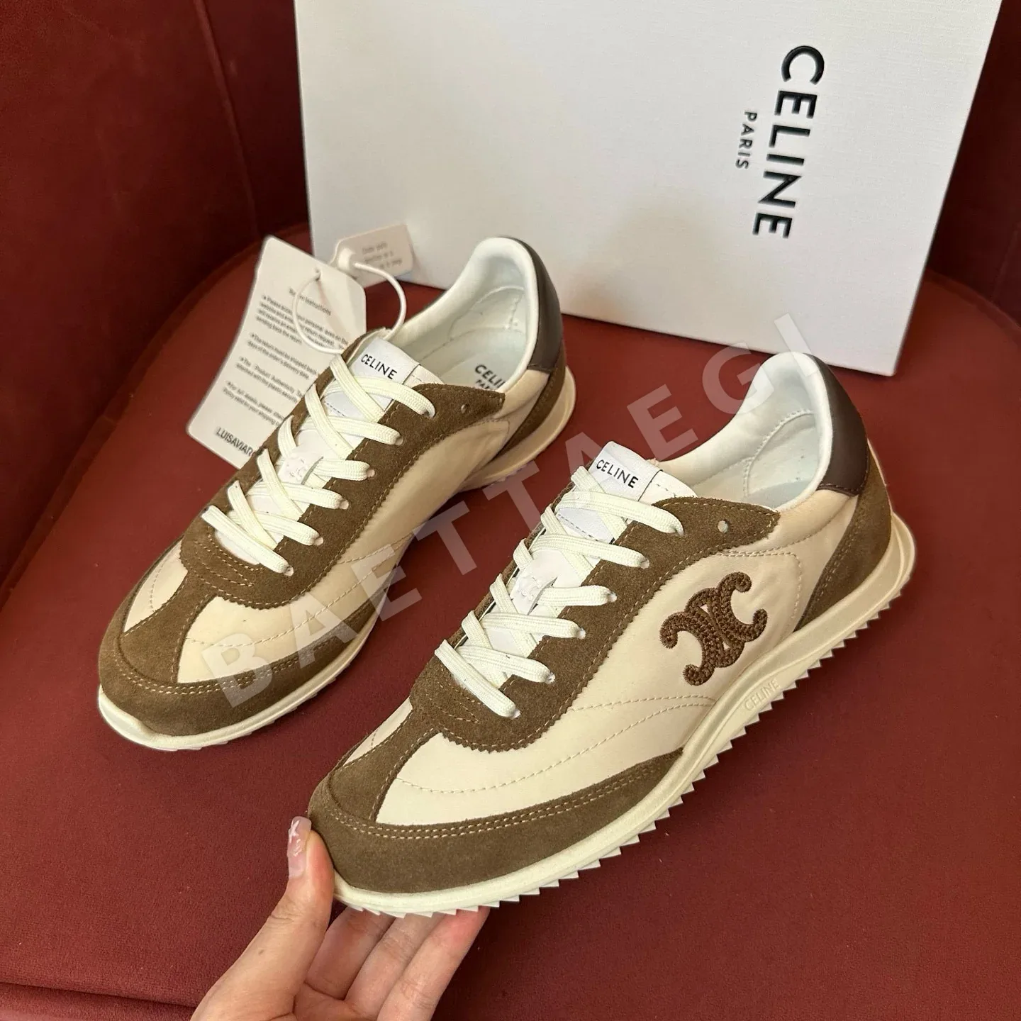 셀린느 스니커즈 캔버스 CR-03 엠보싱 상세 이미지 2