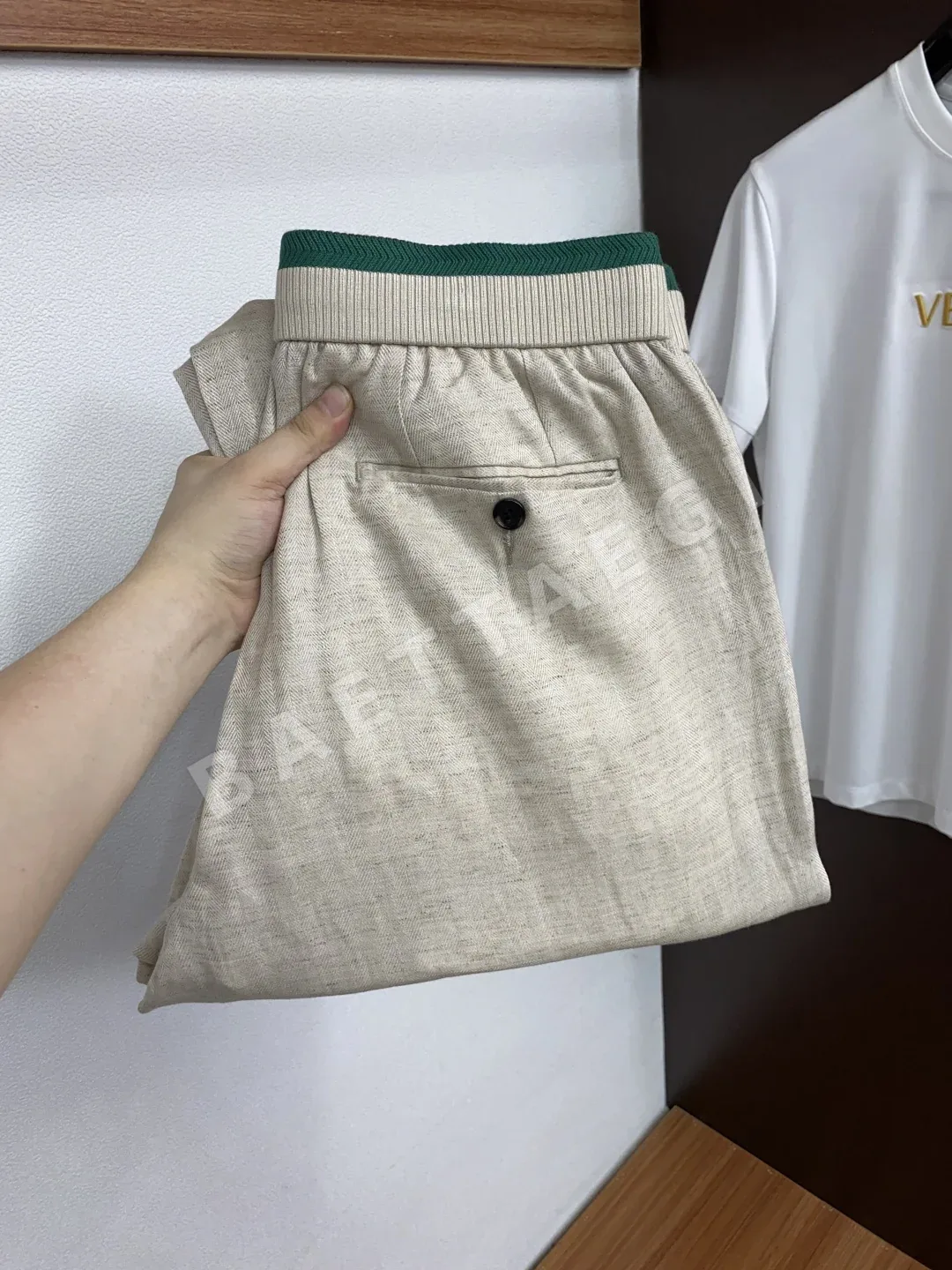 로로피아나 린넨 스트레이트 남성 바지 156565