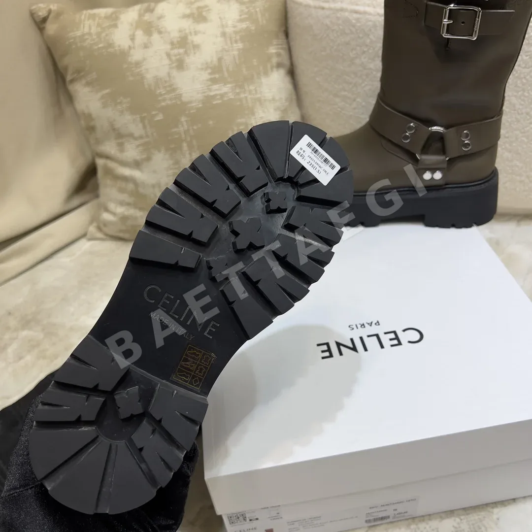셀린느 레트로 플랫폼 미드 카프 모터사이클 부츠 상세 이미지 7