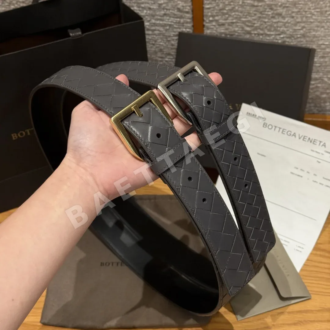보테가베네타 인트레차토 가죽 벨트 상세 이미지 2