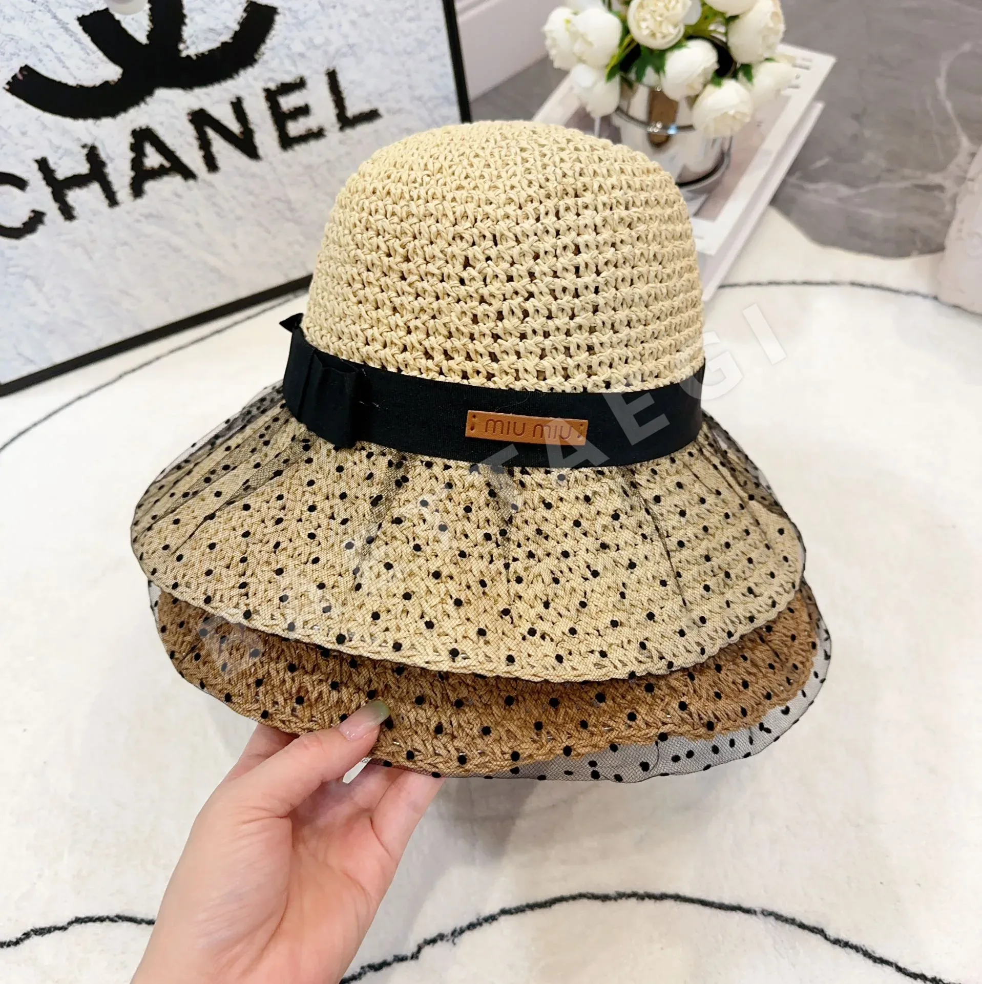 미우미우 모자 81104 Miu Miu Cap 상세 이미지 8