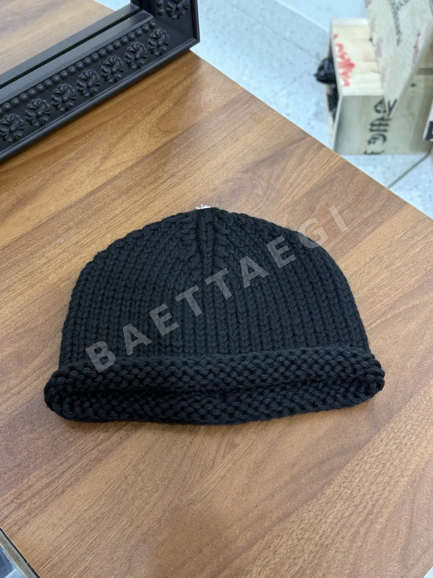 크롬하츠 크로스 실버 비니 모자 상세 이미지 5