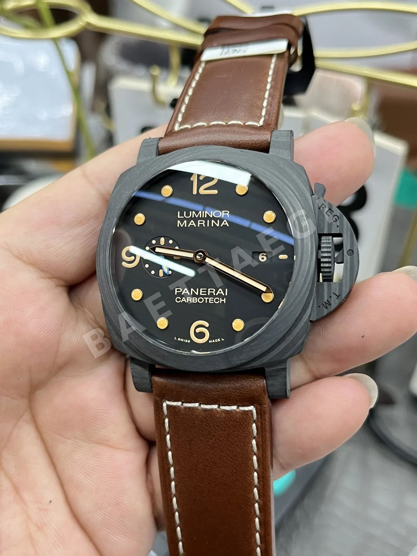 파네라이 루미노르 1950 자동 시계 PAM661 상세 이미지 5