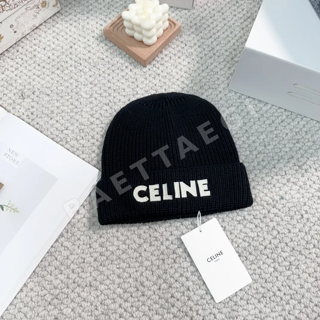 셀린느 울 니트 모자 상세 이미지 2