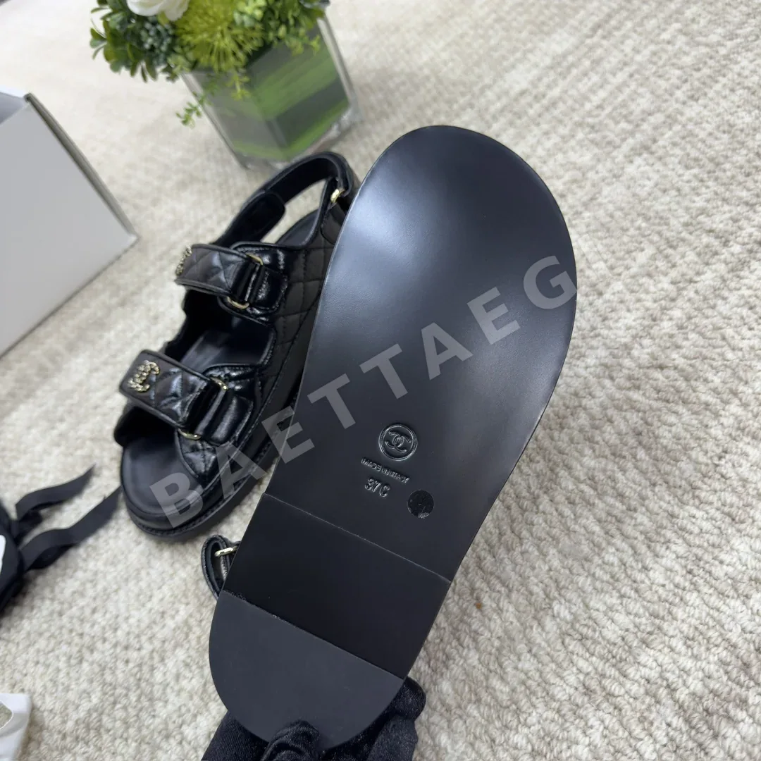 샤넬 24 더블 C 벨크로 캐주얼 샌들 상세 이미지 8