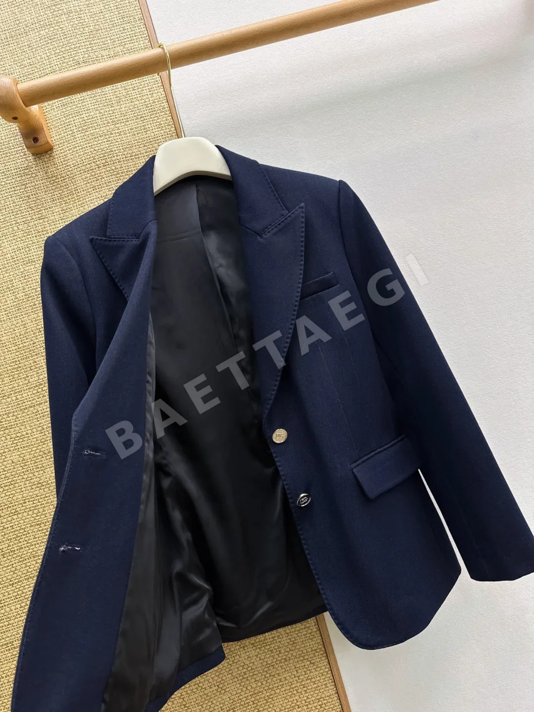돌체앤가바나 네이비 블루 재킷 스커트 세트 상세 이미지 8