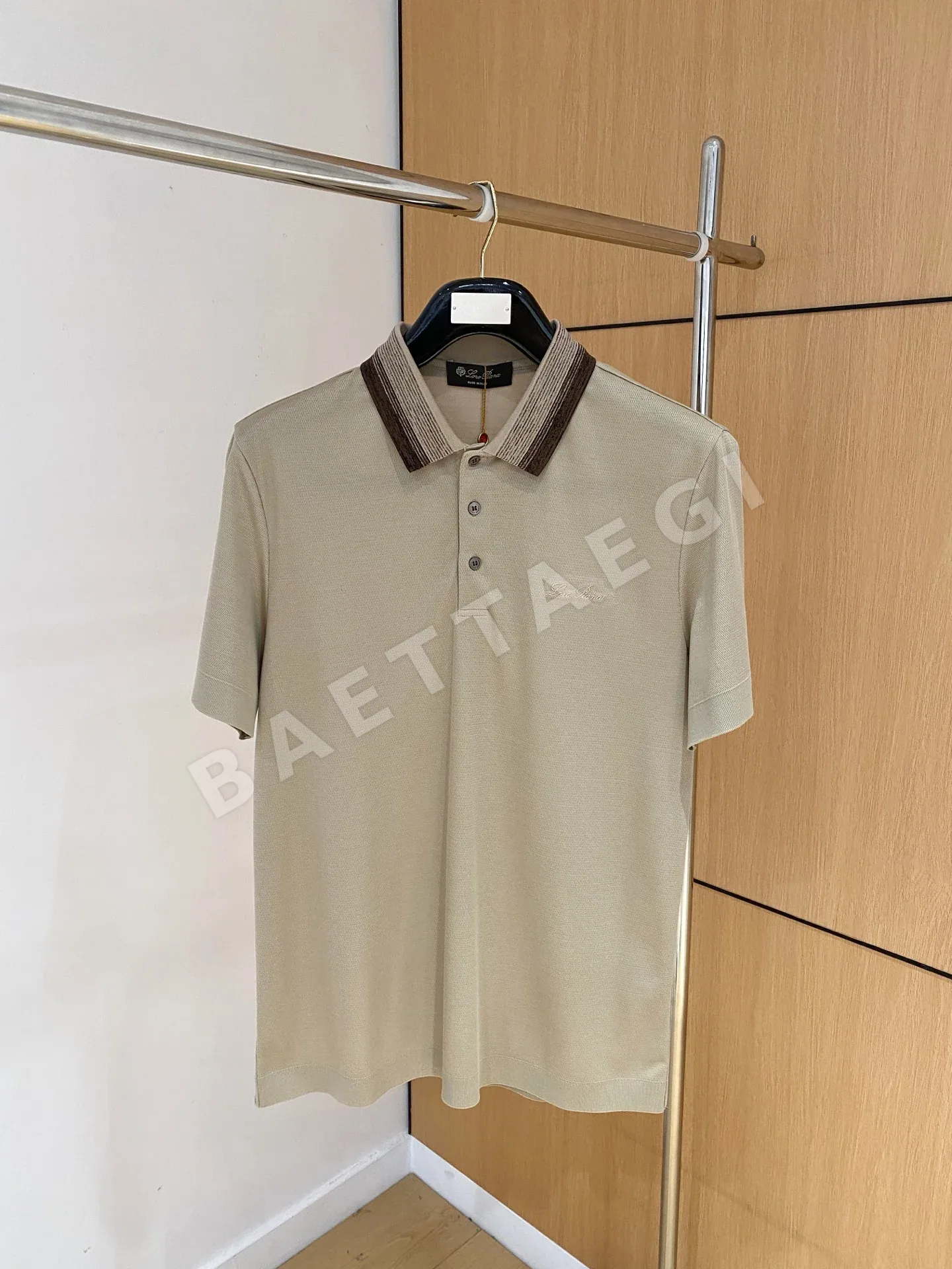 로로피아나 남성 린넨 반팔 티셔츠 114628