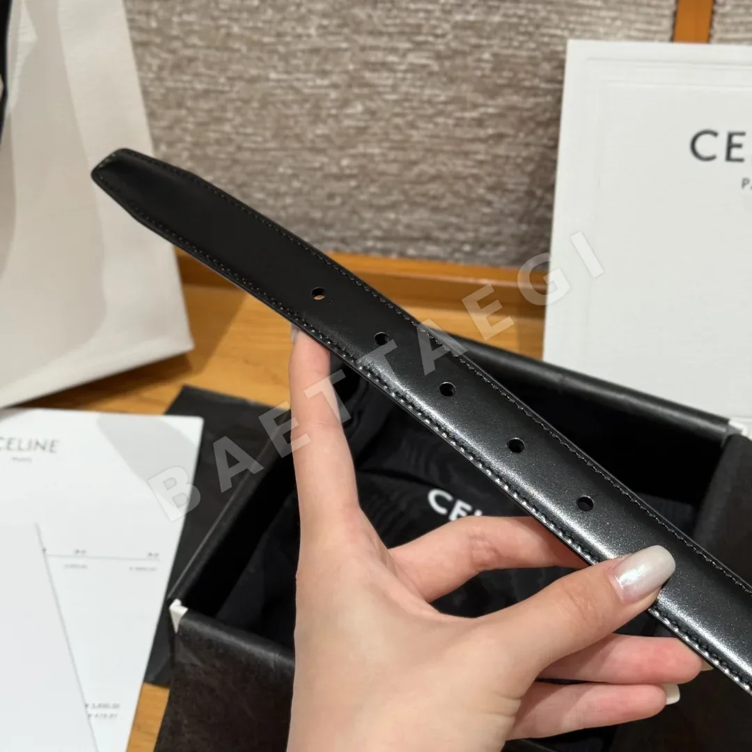 셀린느 리버시블 25mm 소가죽 벨트 상세 이미지 8