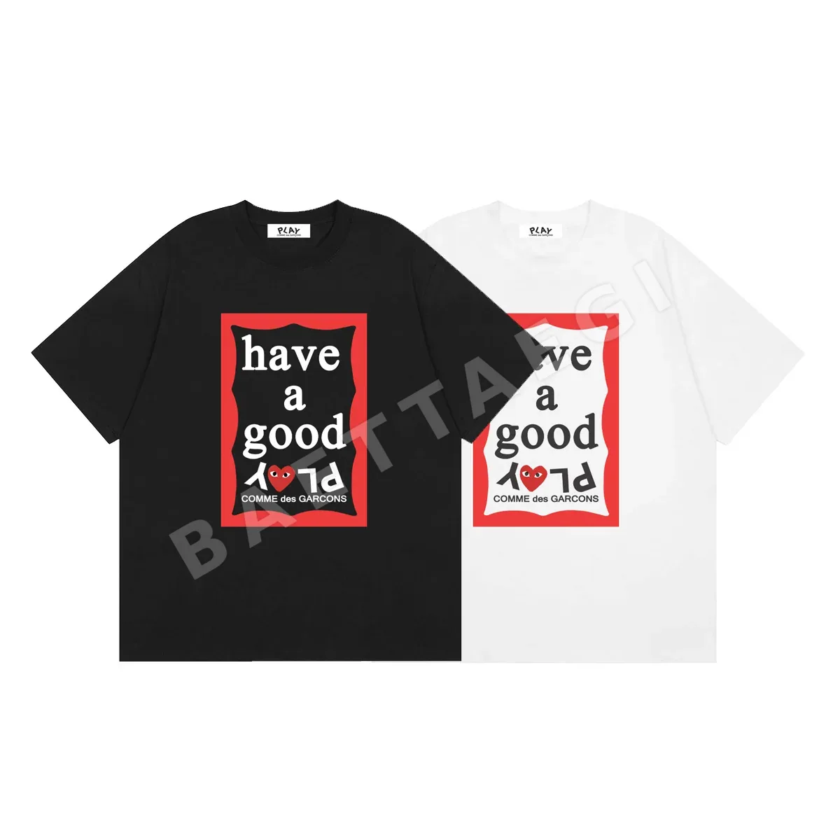 꼼데가르송 플레이 하트 반팔 티셔츠 88279