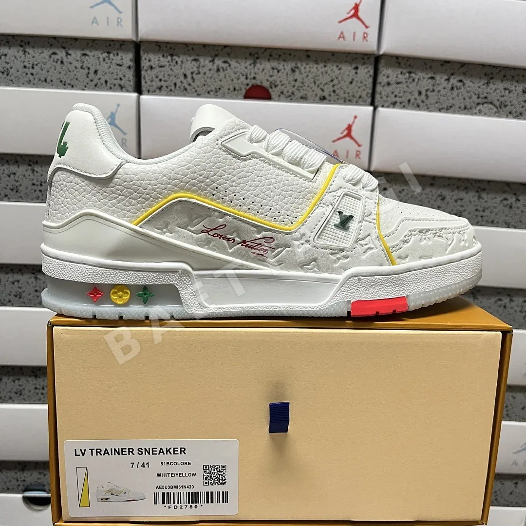 루이비통 [TG] 화이트 옐로우 205778 Louis Vuitton WHITE/YELLOW