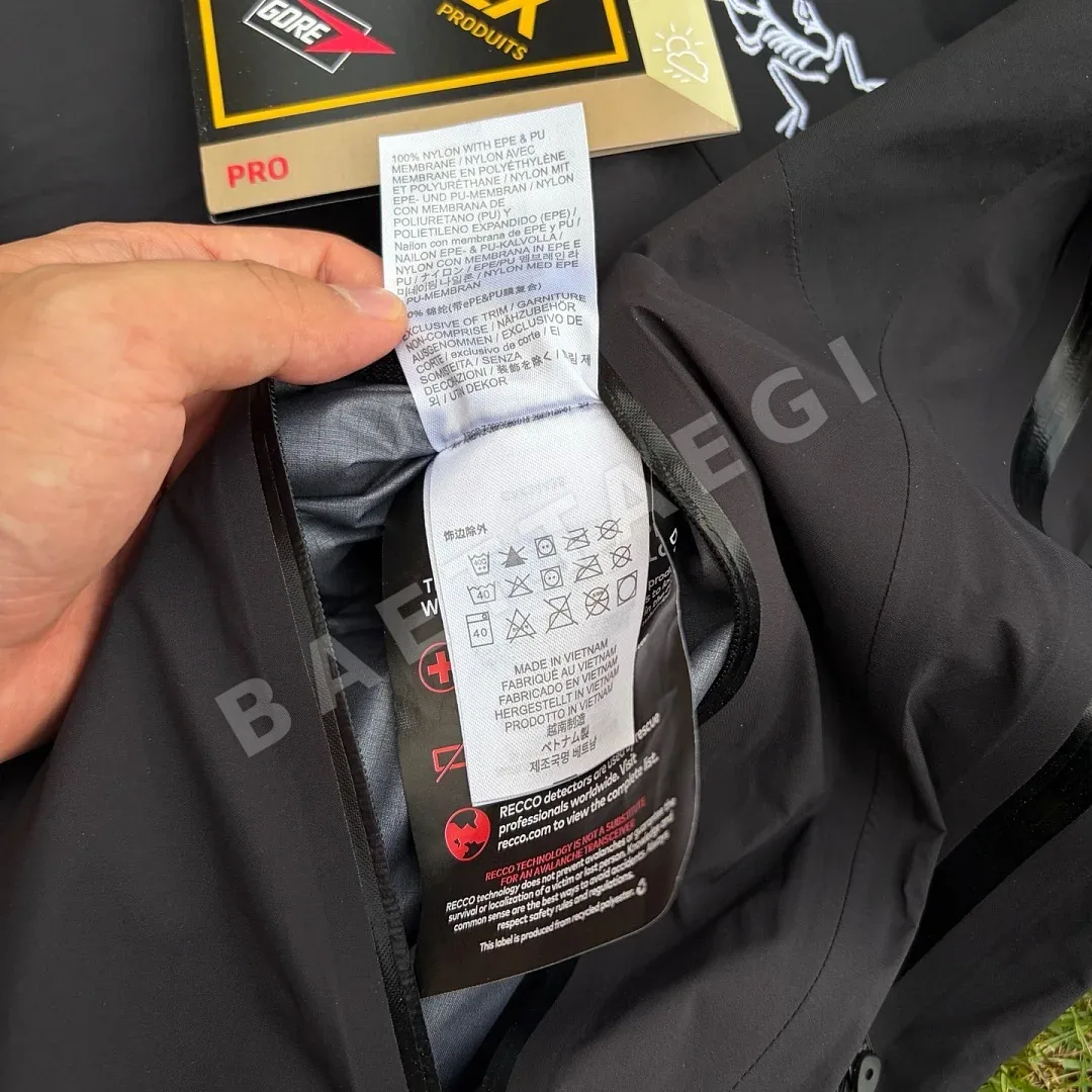 아크테릭스 [TZ] 베타 AR 자켓 블랙 200172 Arc'teryx Beta AR Jacket Black AR2026 상세 이미지 7