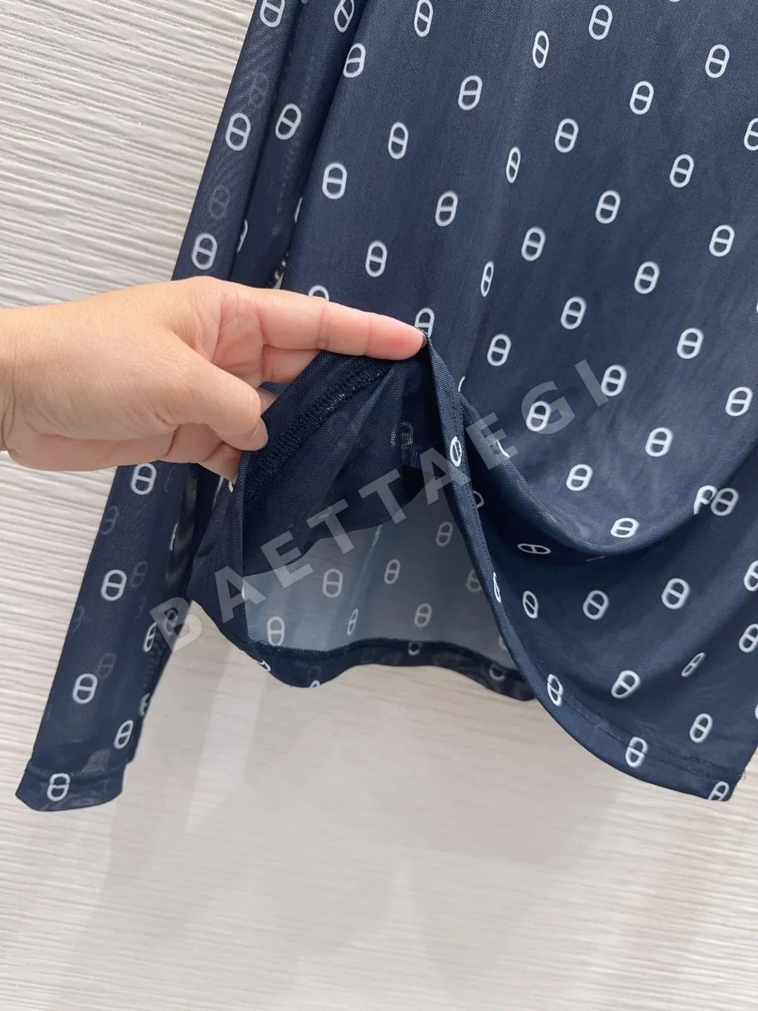 에르메스 메시 베이스 레이어 여성 긴팔 탑 상세 이미지 7