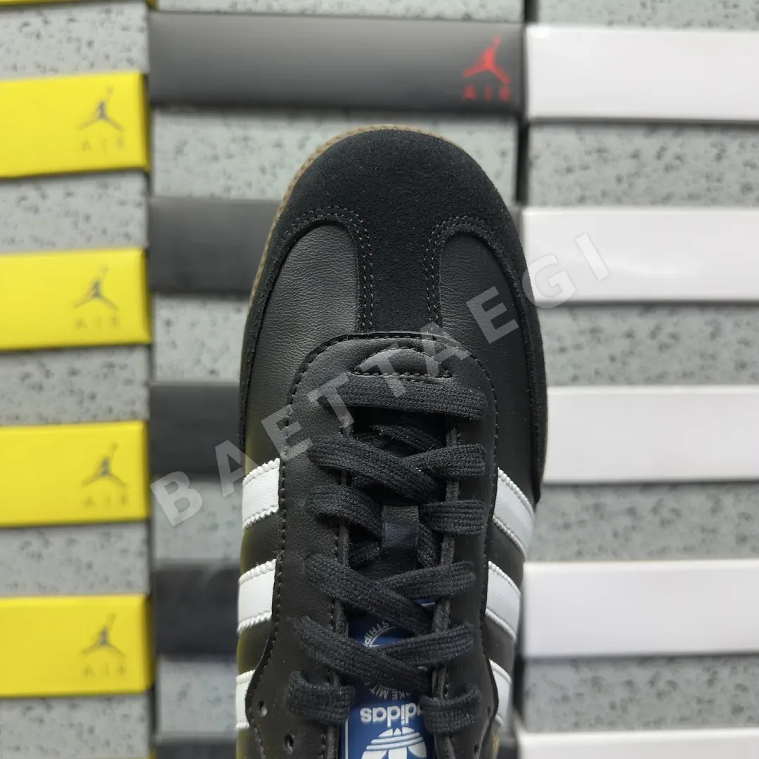 아디다스 [GOD] 삼바 OG B75807 200652 Adidas Samba OG Black White Gum 상세 이미지 9
