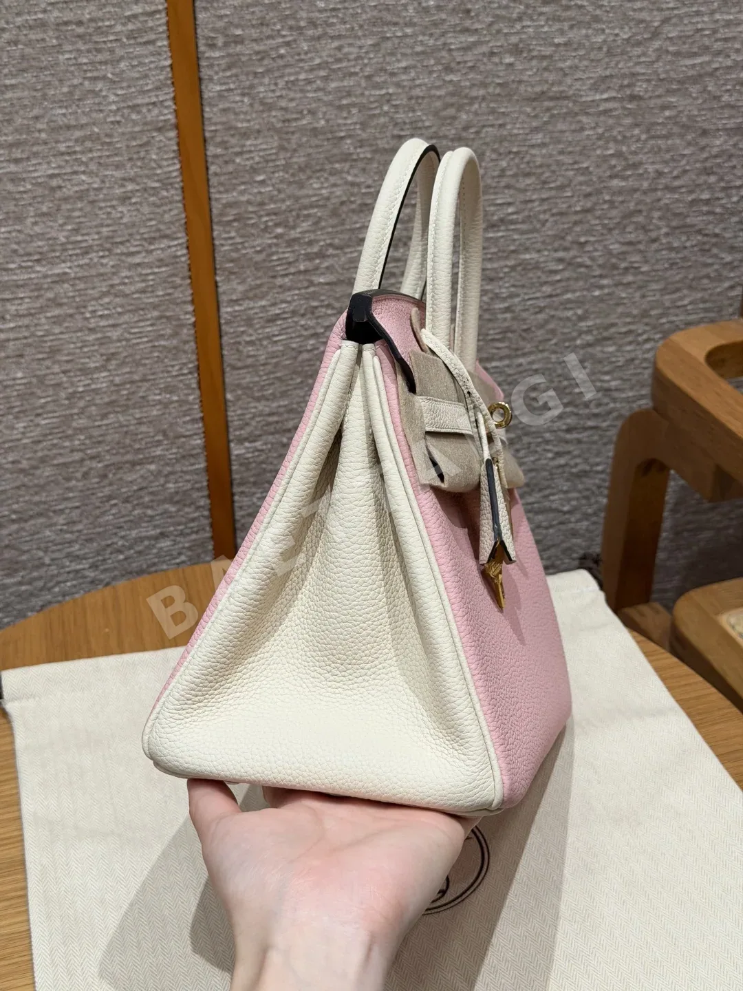 에르메스 버킨 25 토고 가방 상세 이미지 3
