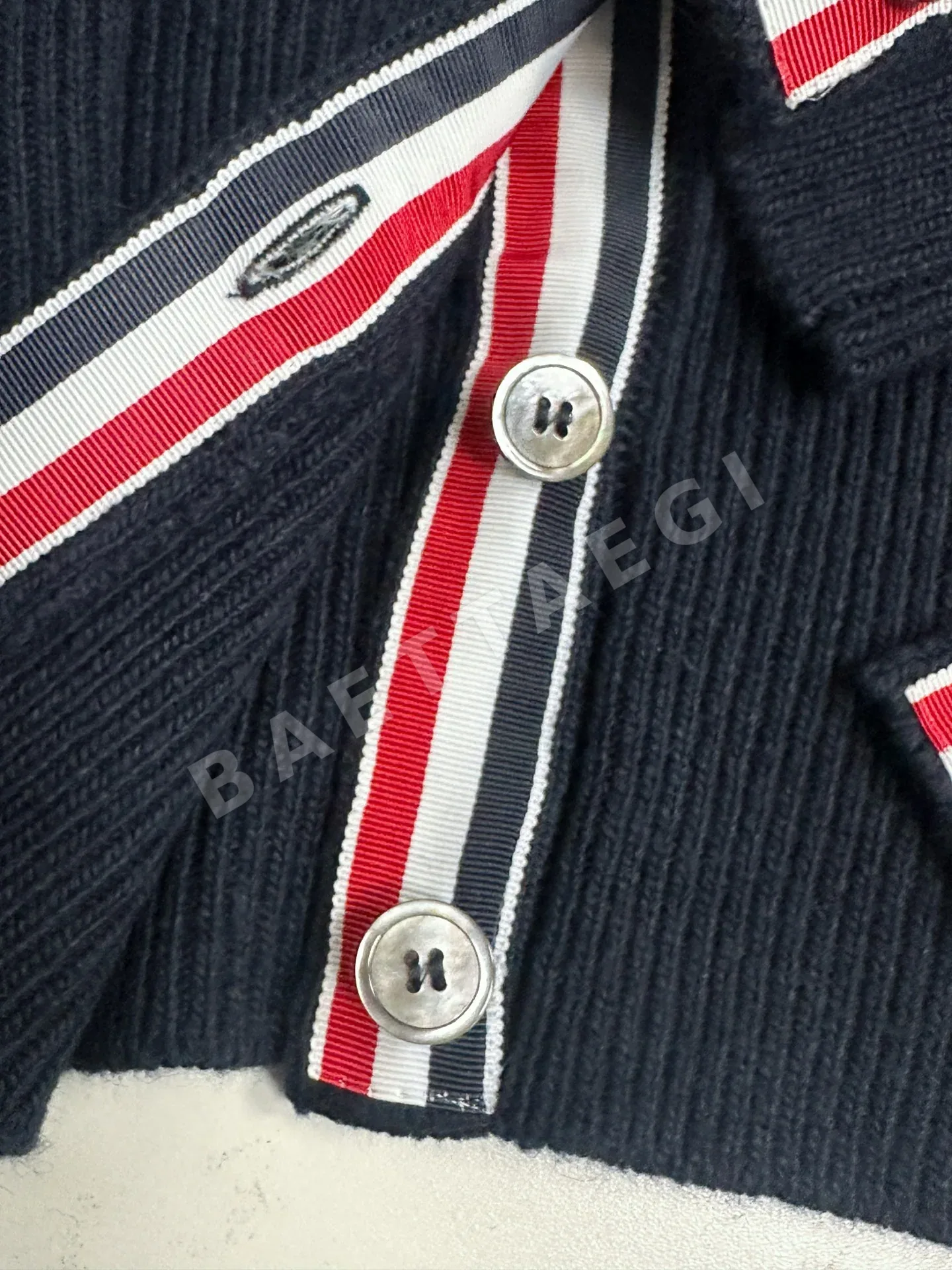 톰브라운 네이비 블루 남성 후드 레플리카 46568 Thom Browne 상세 이미지 9