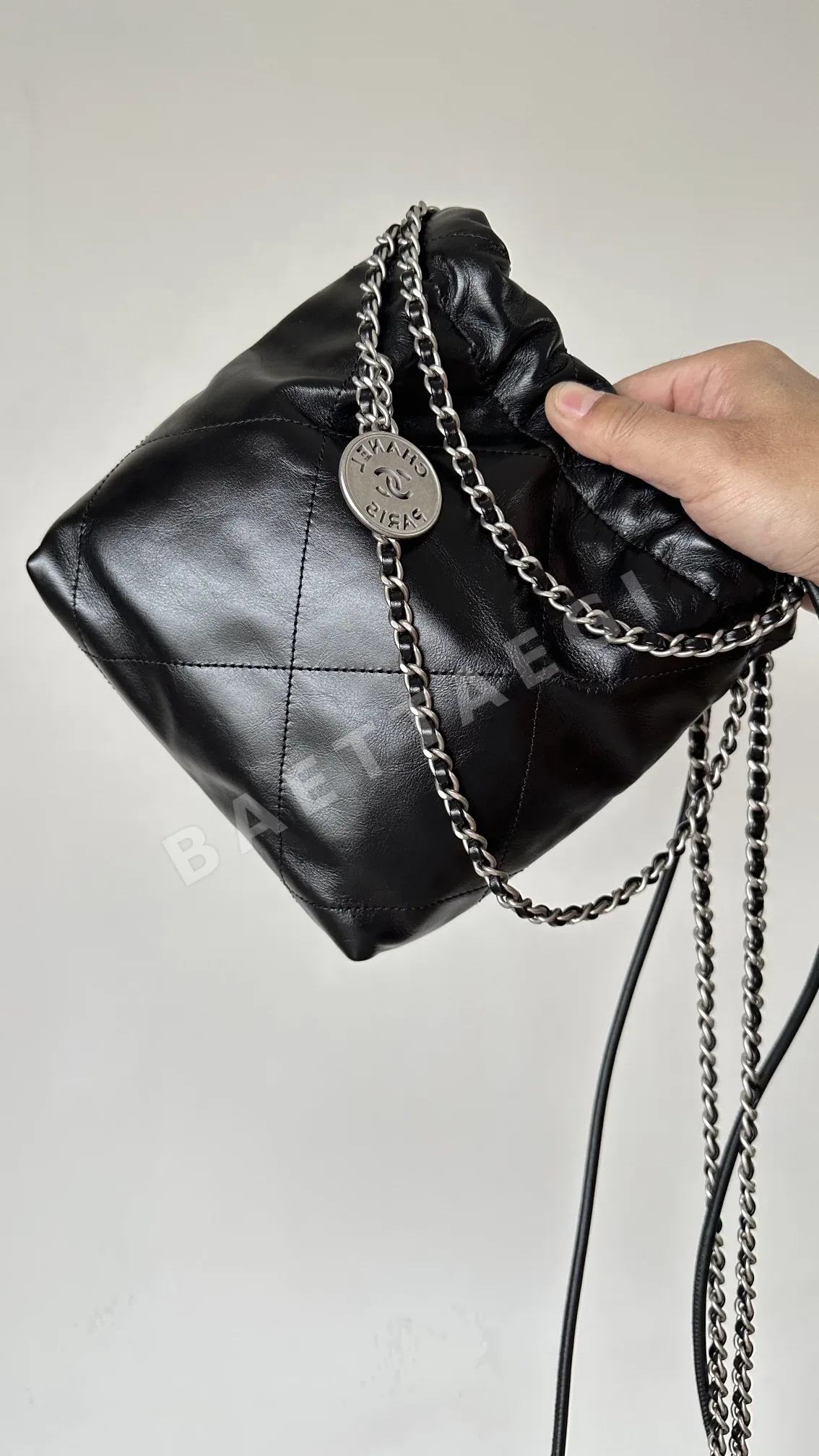 샤넬 미니 블랙 가방 상세 이미지 5