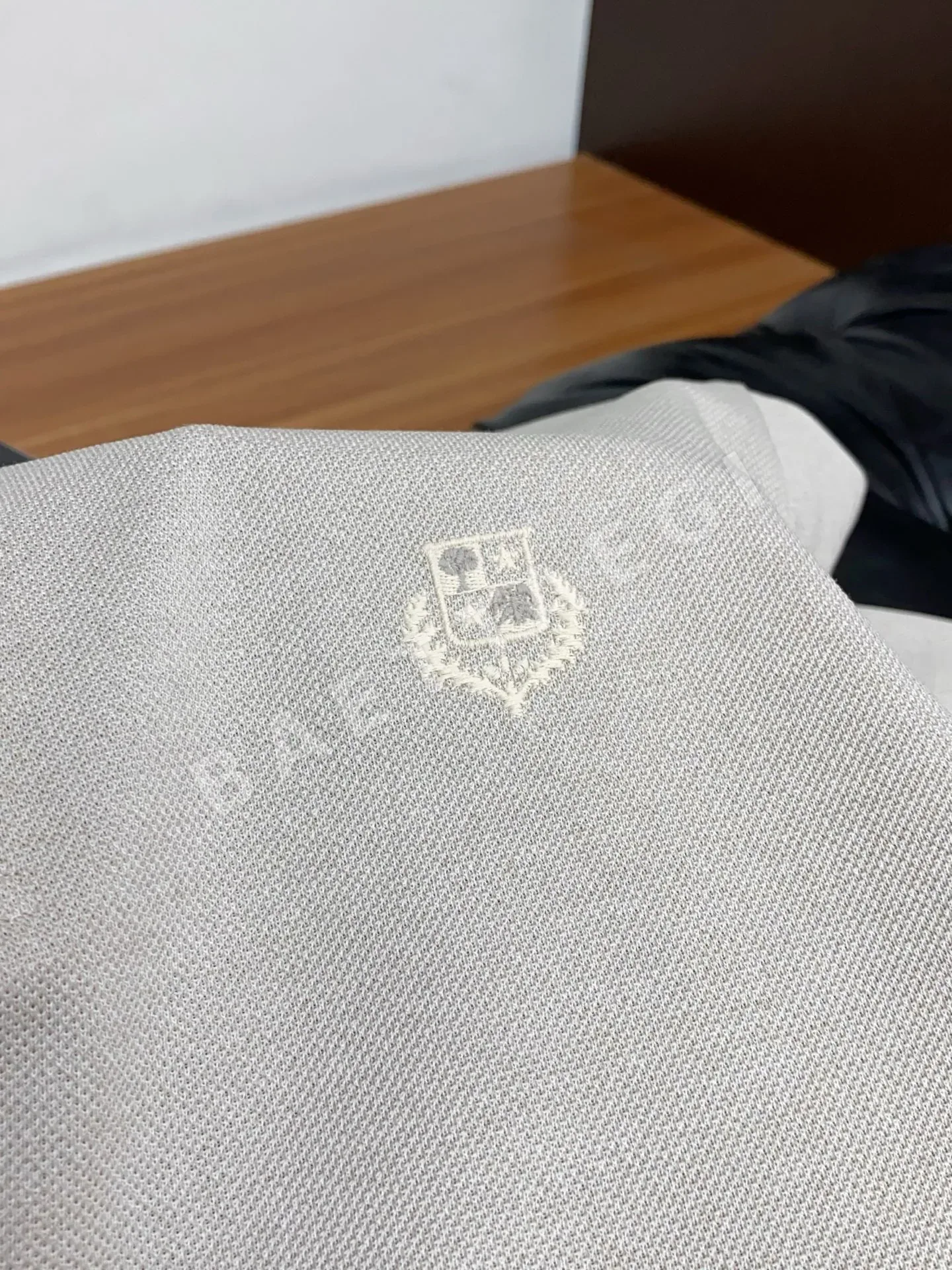 로로피아나 클래식 라펠 반팔 폴로셔츠 상세 이미지 8
