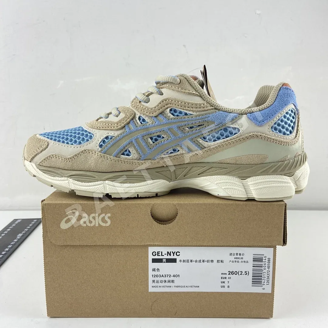 아식스 [HP] 젤 NYC 1203A372-401 200226 Asics Gel-NYC Harbor Blue Wood Crepe 상세 이미지 3