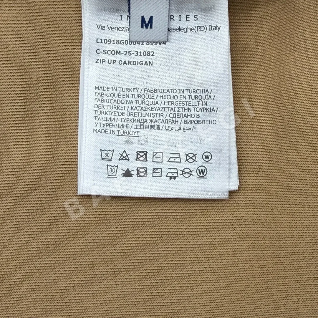 몽클레르 스트라이프 트림 코튼 후드 집업 자켓 상세 이미지 10