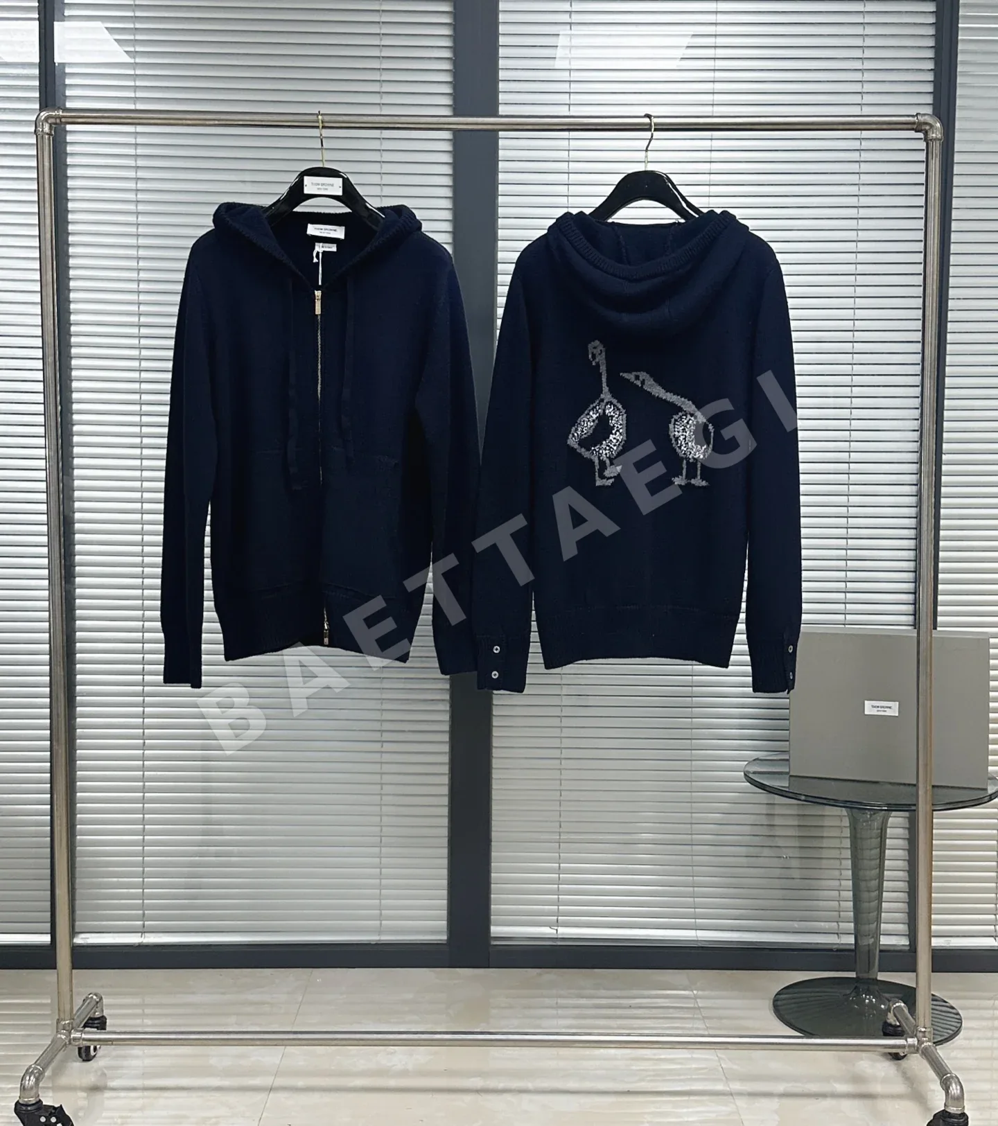 톰브라운 후드 니트웨어 남성 자켓 46734