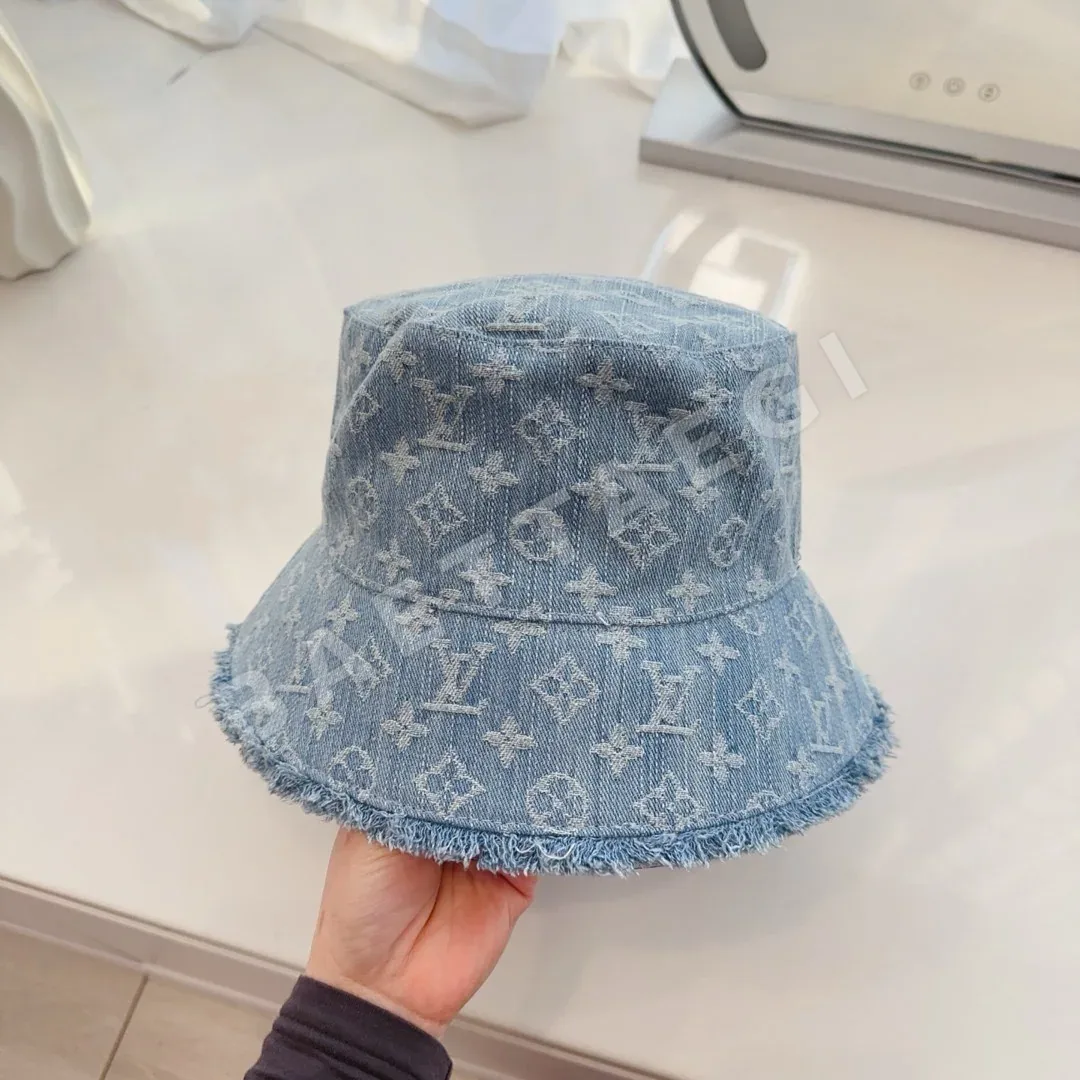 루이비통 워시드 데님 베이스볼 모자 상세 이미지 3