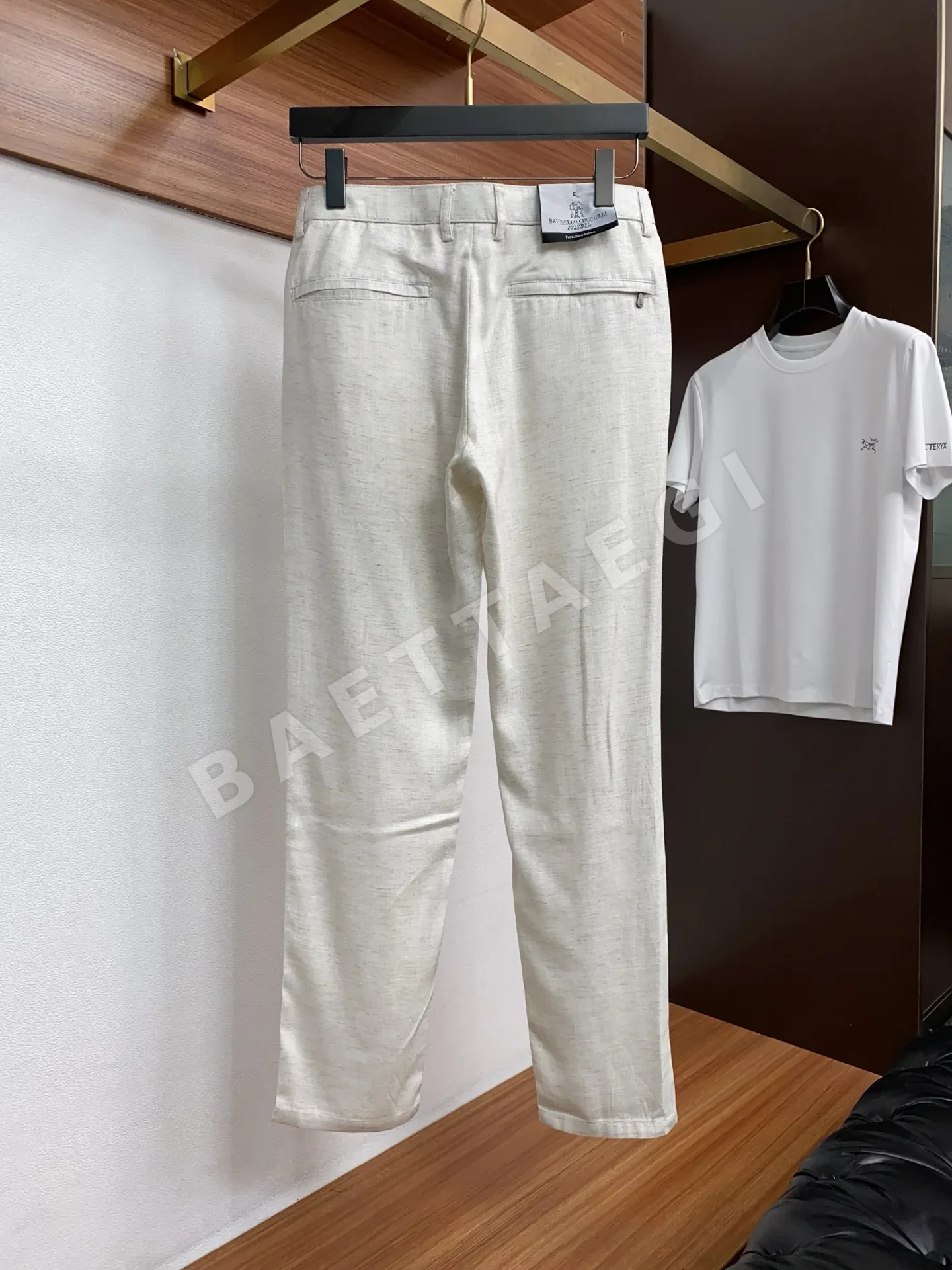 브루넬로쿠치넬리 린넨 캐주얼 남성 바지 상세 이미지 8