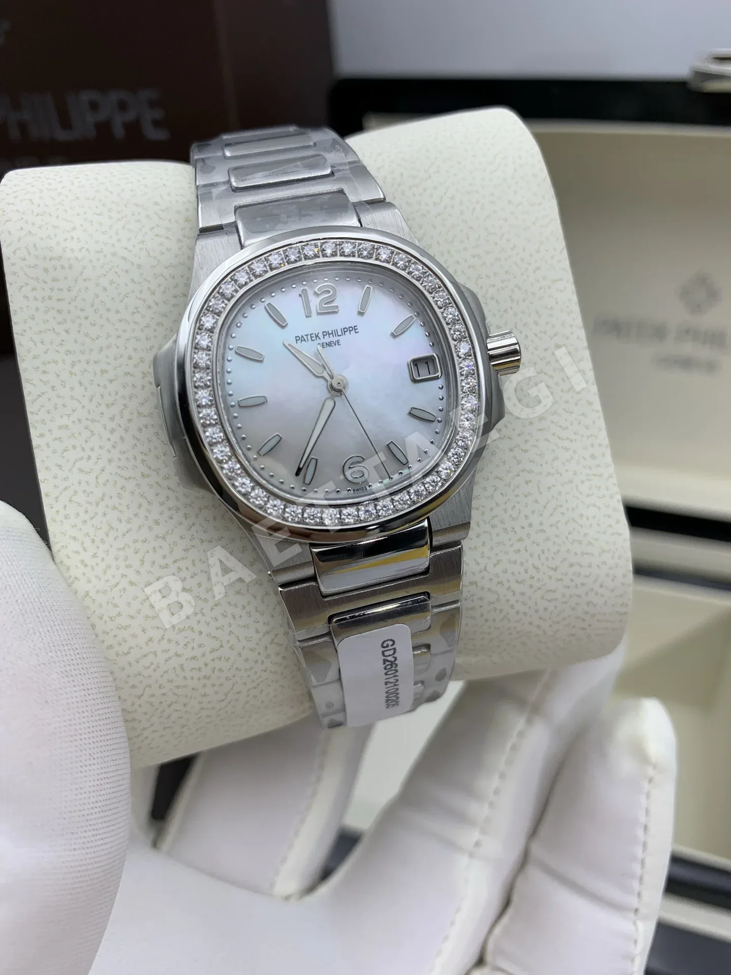 파텍필립 노틸러스 다이아 스틸 여성용 레플리카 44190 Patek Philippe 상세 이미지 2