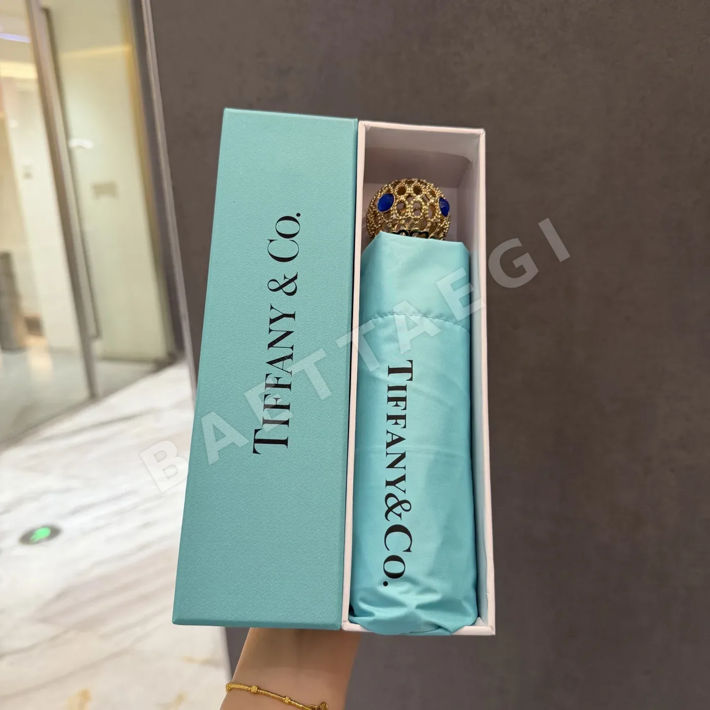티파니 라인석 5단 우산 85687