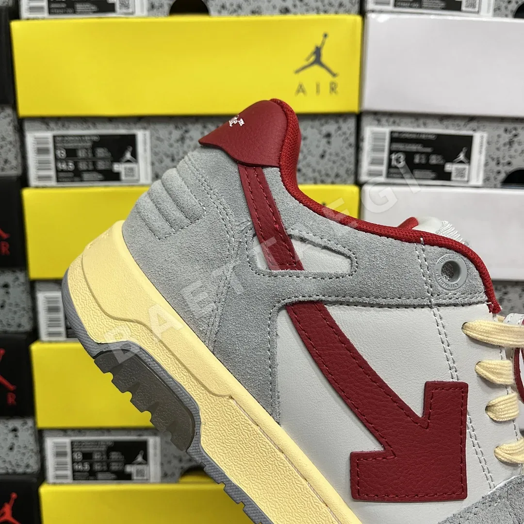 오프화이트 아웃 오브 오피스 OOO 로우 탑스 202399 Off White Out Of Office OOO Low Tops Light Grey 상세 이미지 9