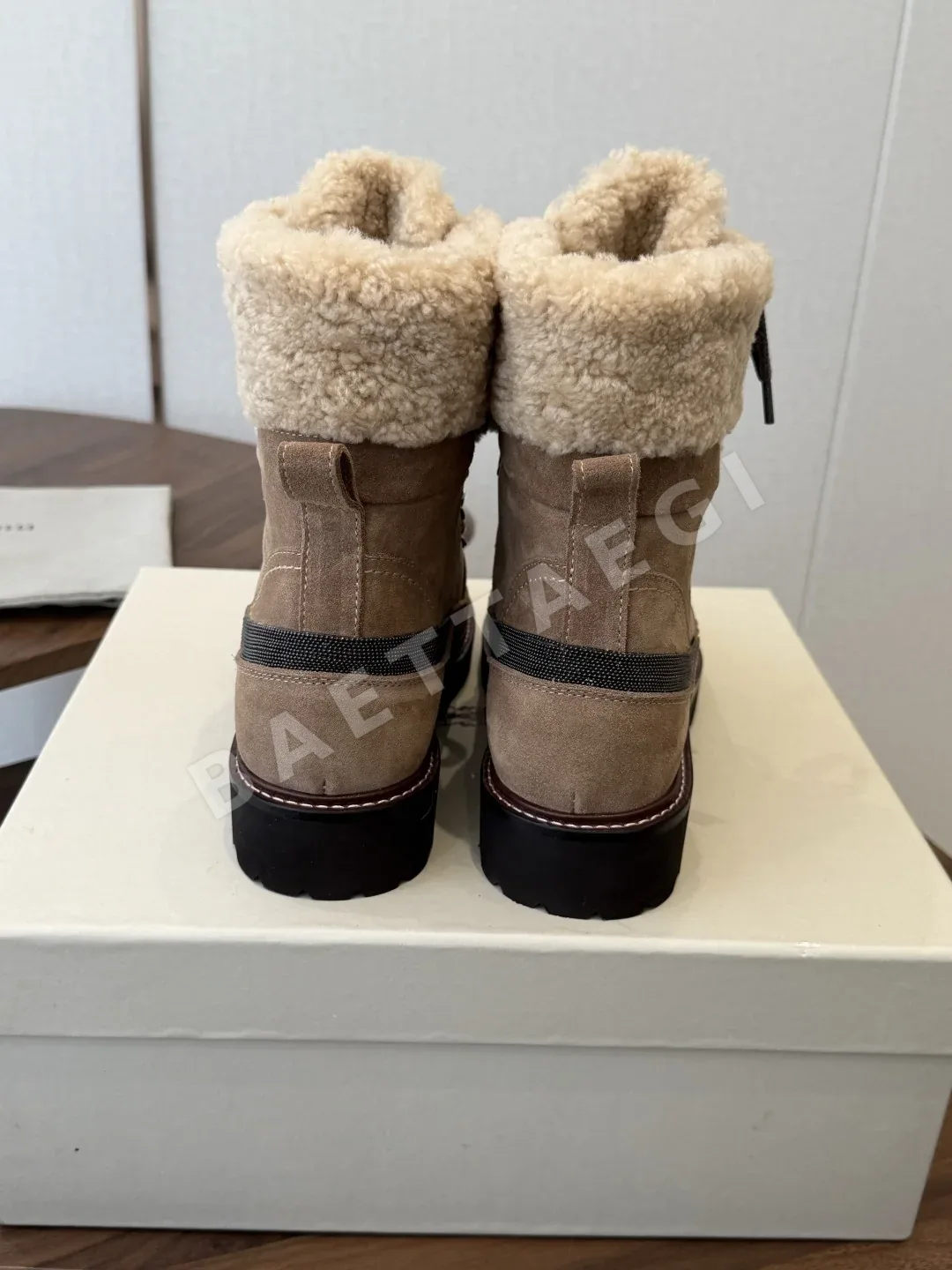 브루넬로쿠치넬리 울 앵클 부츠 상세 이미지 8