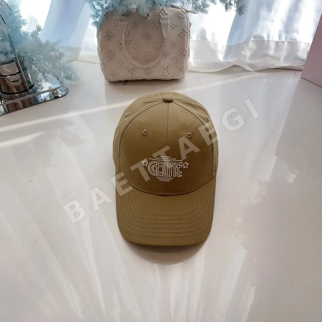 셀린느 자수 로고 베이스볼 모자 83444