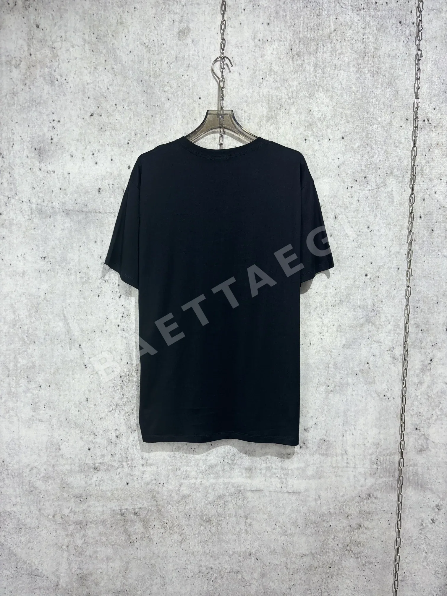 셀린느 레터 프린트 크루넥 유니섹스 반팔 티셔츠 상세 이미지 3