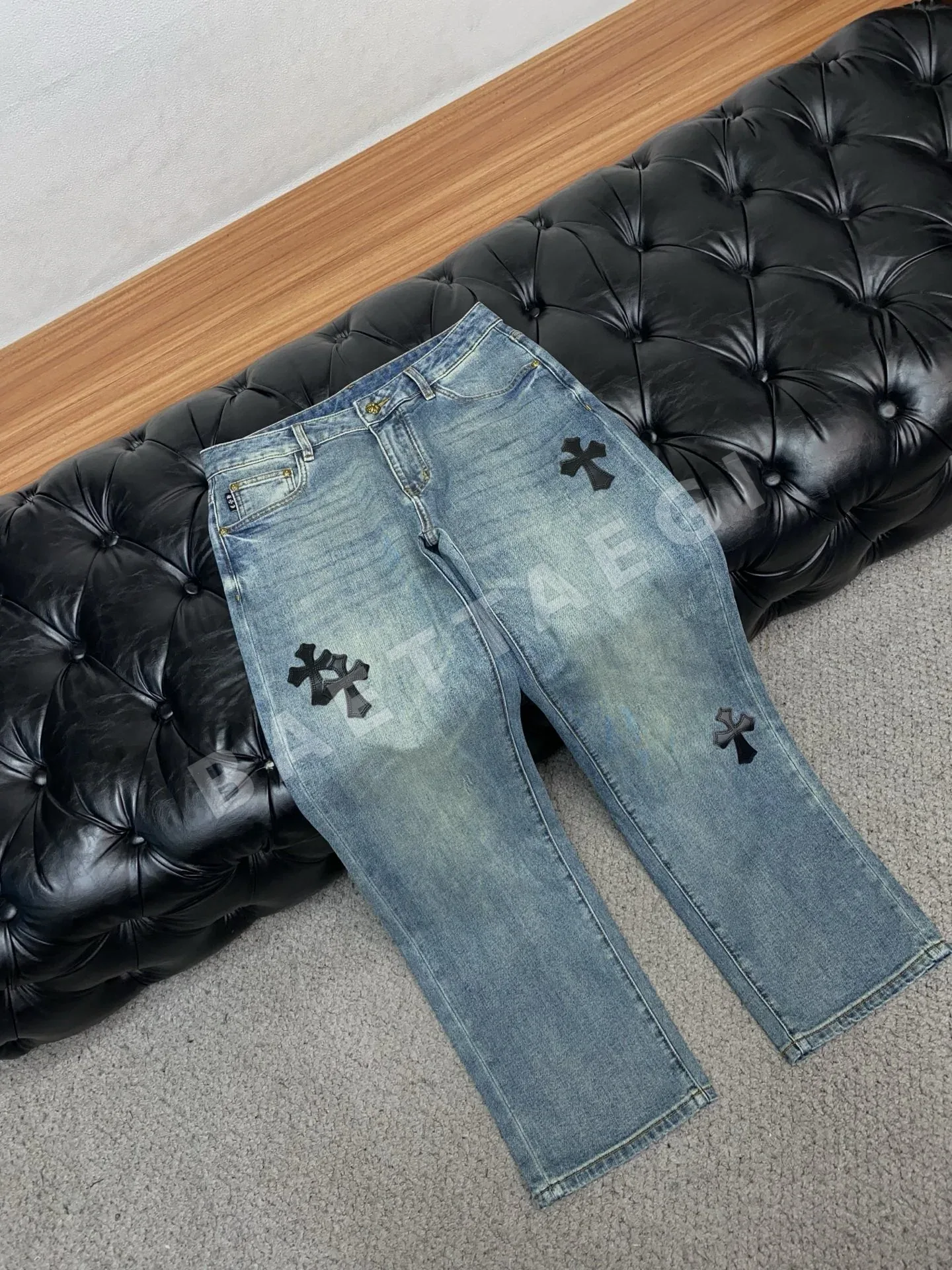 크롬하츠 데님 바지 상세 이미지 6