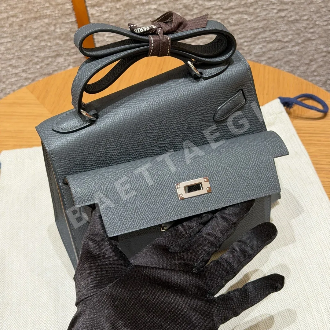 에르메스 켈리 더스티 그레이 소가죽 가방 상세 이미지 2