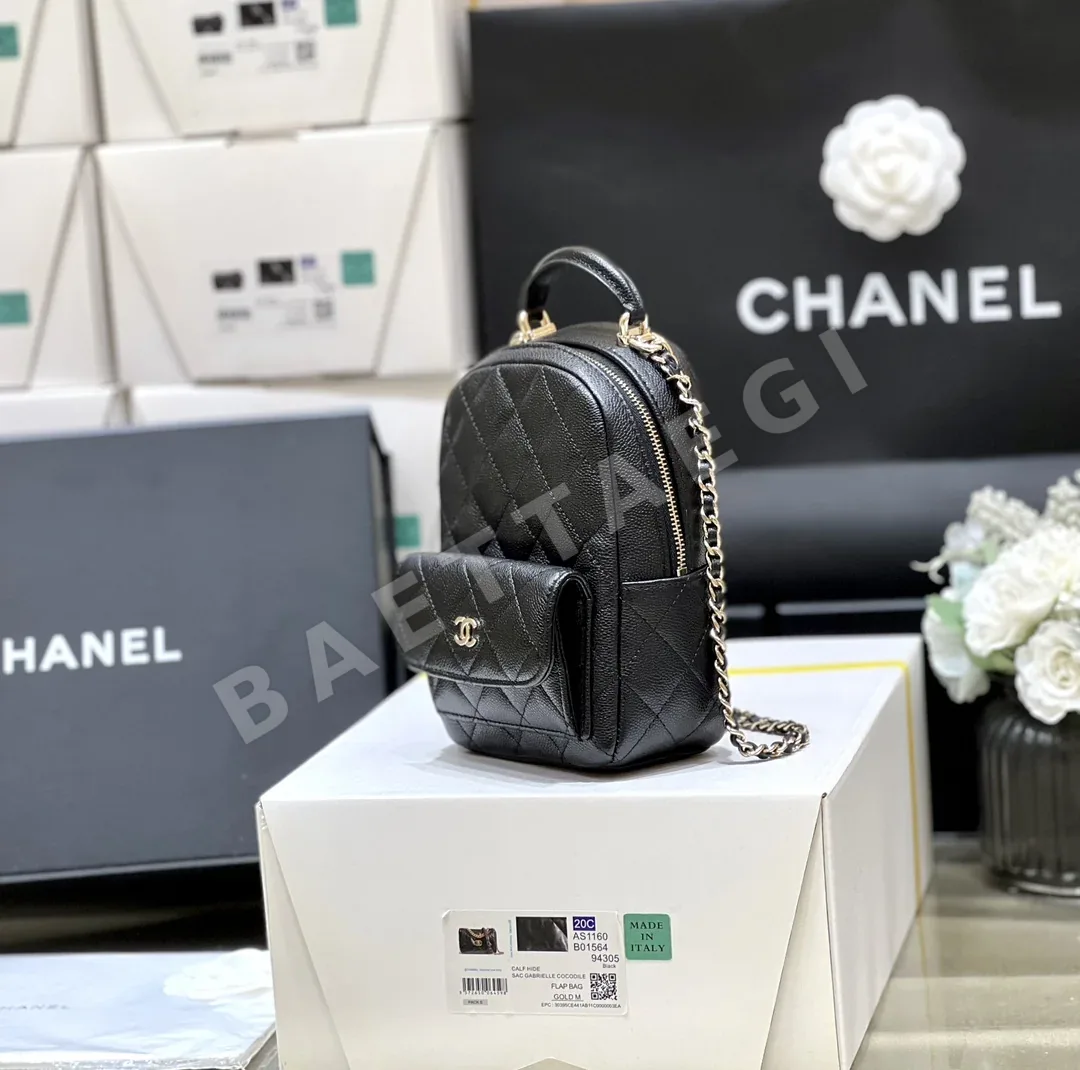 샤넬 리치 가죽 미니 백팩 AP3753 상세 이미지 3
