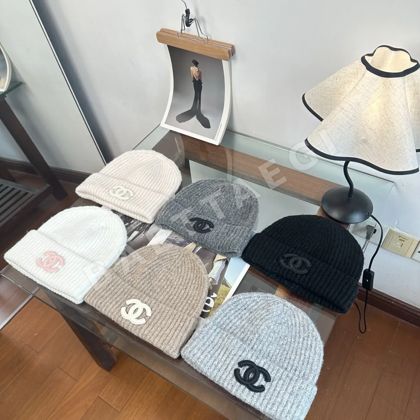 샤넬 니트 비니 모자 185732