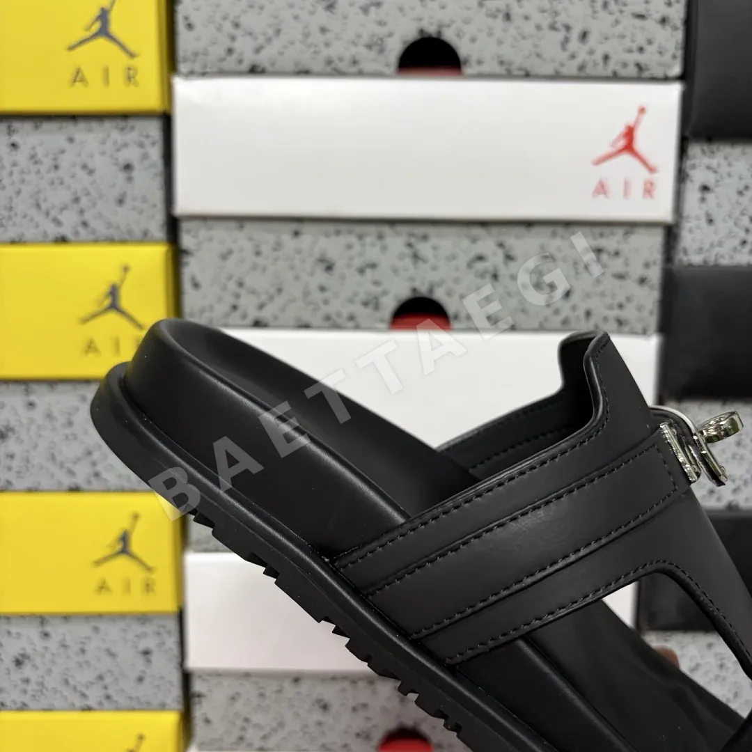 에르메스 [YX] 블랙 205763 Hermes Chypre Sandal 상세 이미지 3