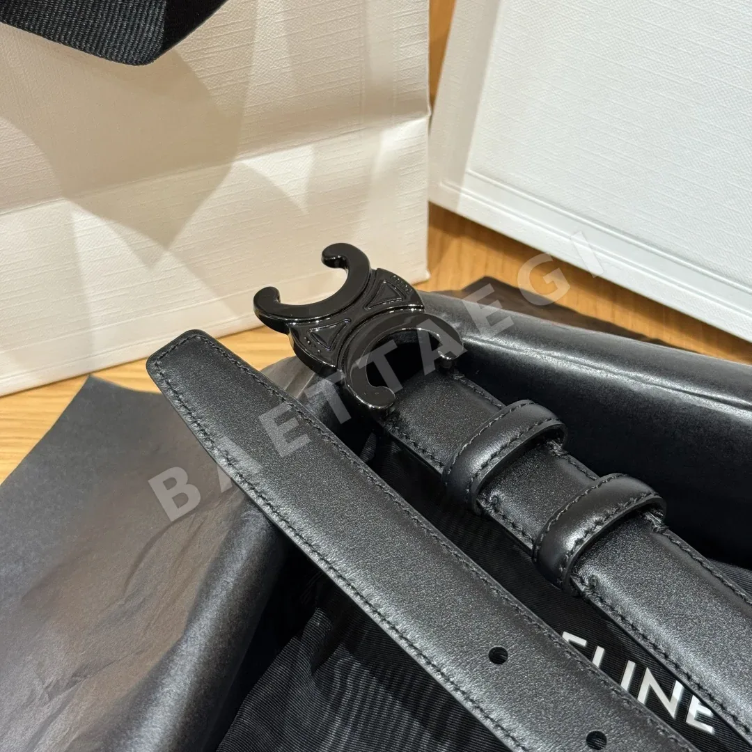 셀린느 개선문 로고 소가죽 여성 벨트 상세 이미지 5