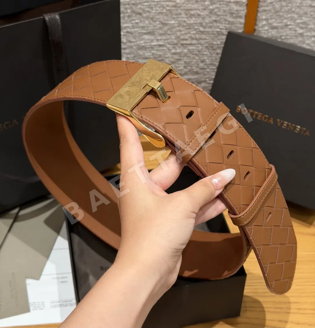 보테가베네타 인트레치아토 가죽 벨트 상세 이미지 3