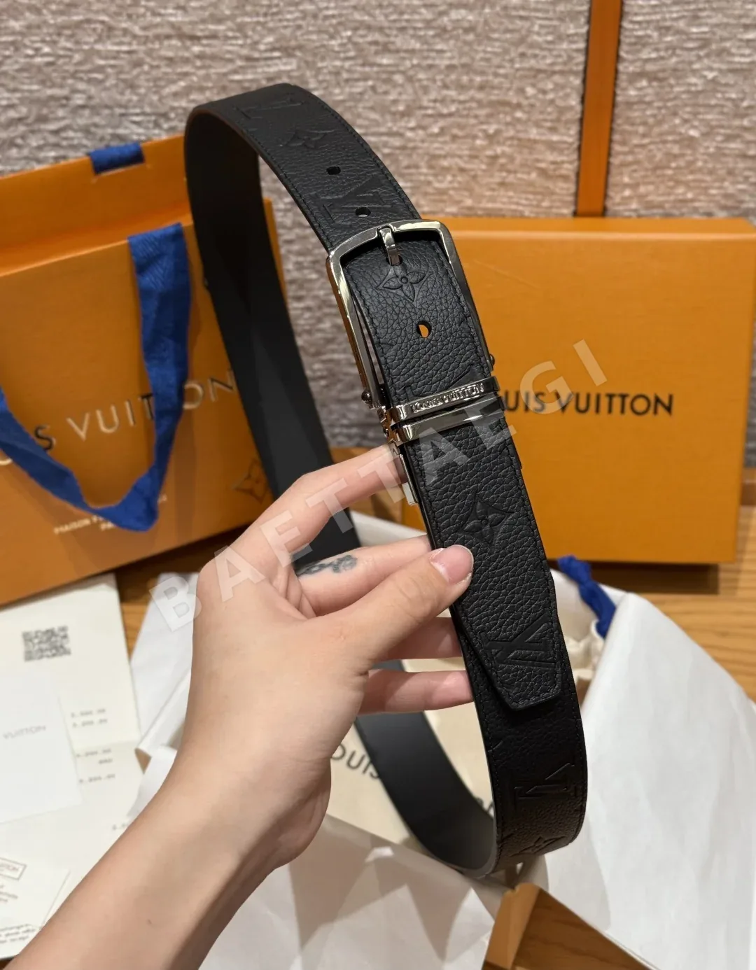 루이비통 JD350 슬렌더 35mm 리버시블 벨트 상세 이미지 3
