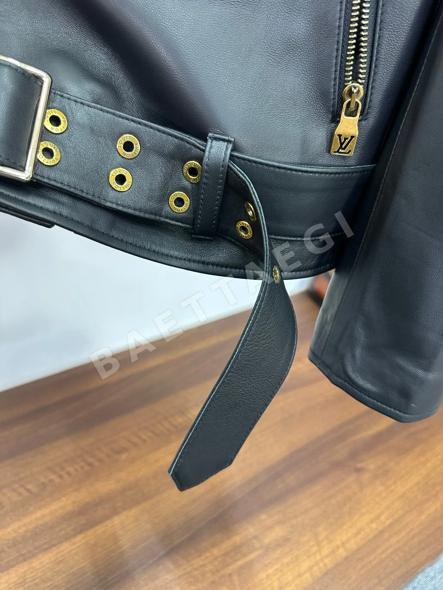 루이비통 모터사이클 램스킨 남성 가죽 자켓 상세 이미지 8
