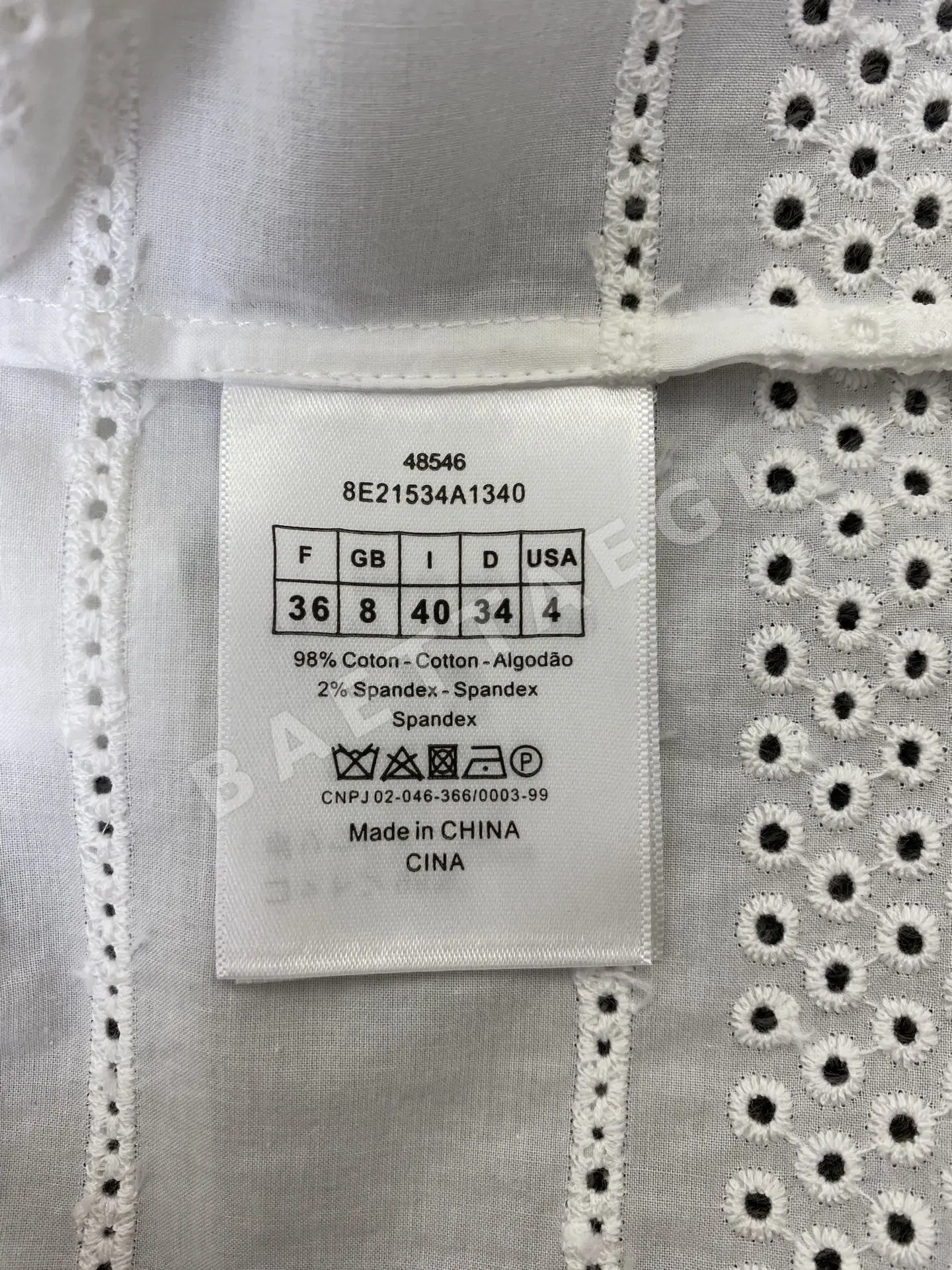 브루넬로쿠치넬리 시스루 자수 반팔 폴로셔츠 상세 이미지 8