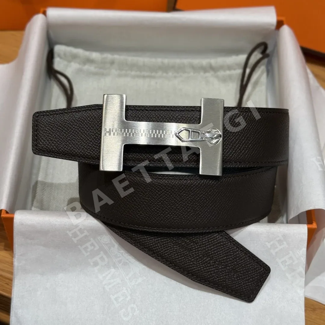 에르메스 앱송 양면 가죽 벨트 175380