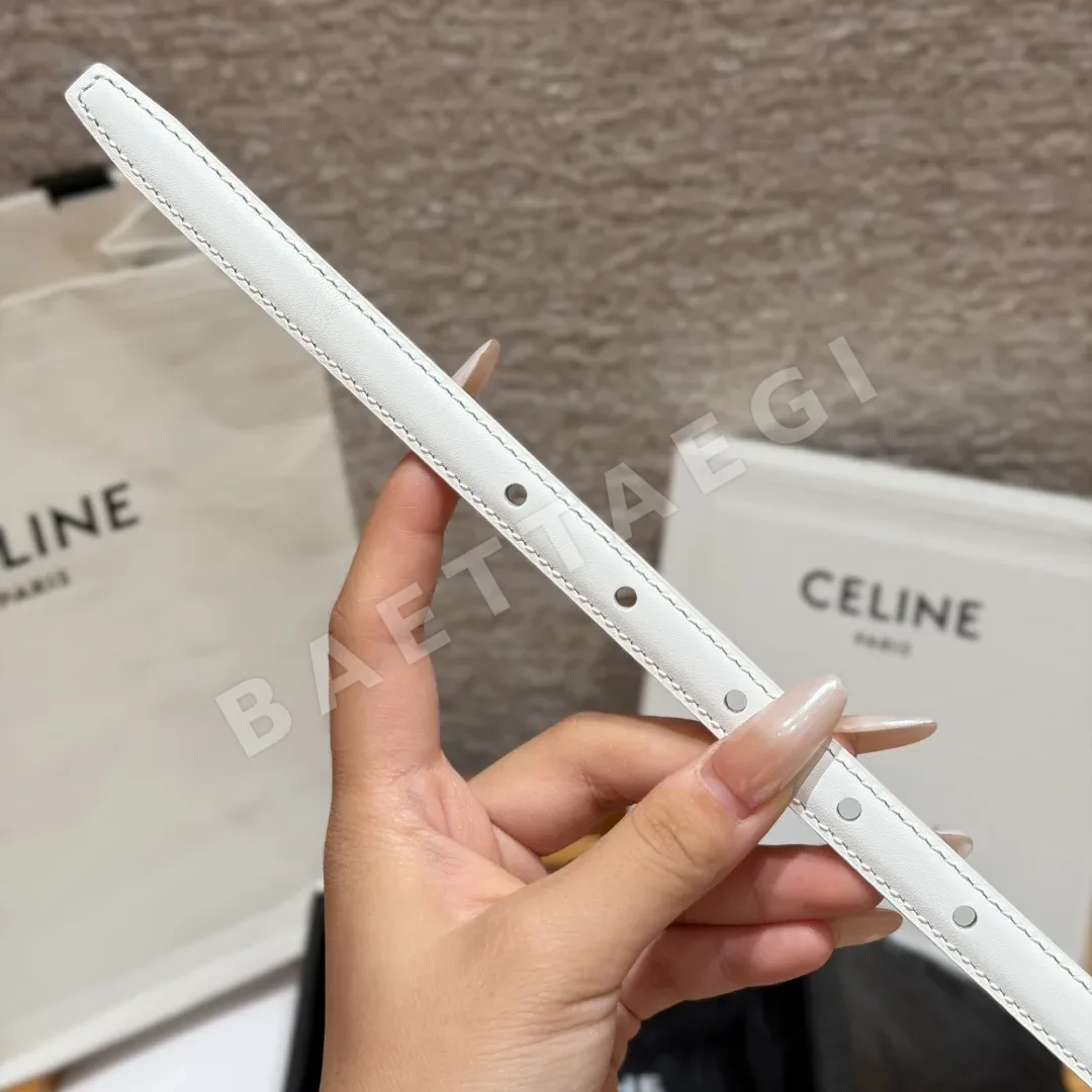 셀린느 메종 13mm 레더 벨트 상세 이미지 9