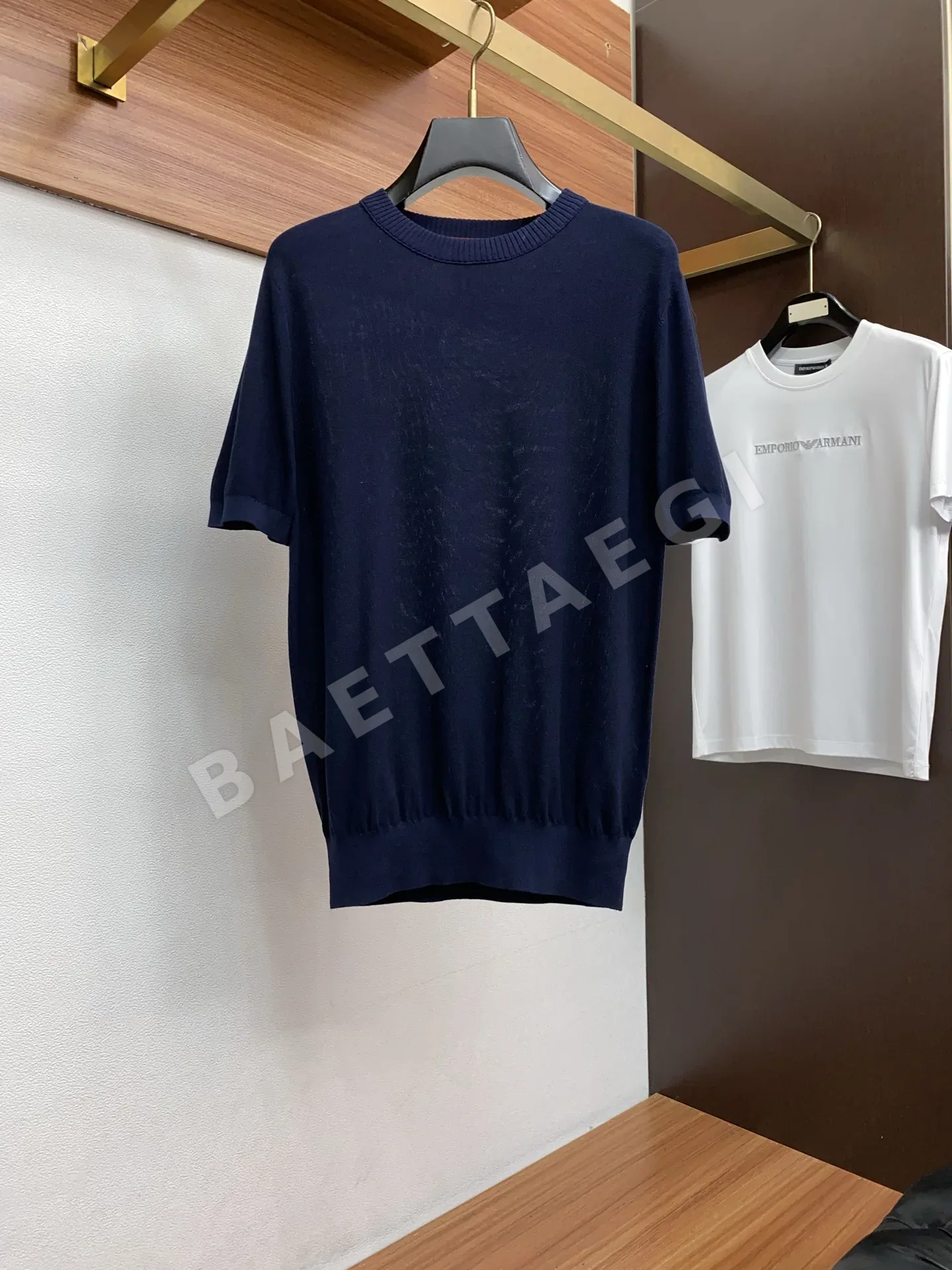 로로피아나 남성 크루넥 반팔 티셔츠 48033