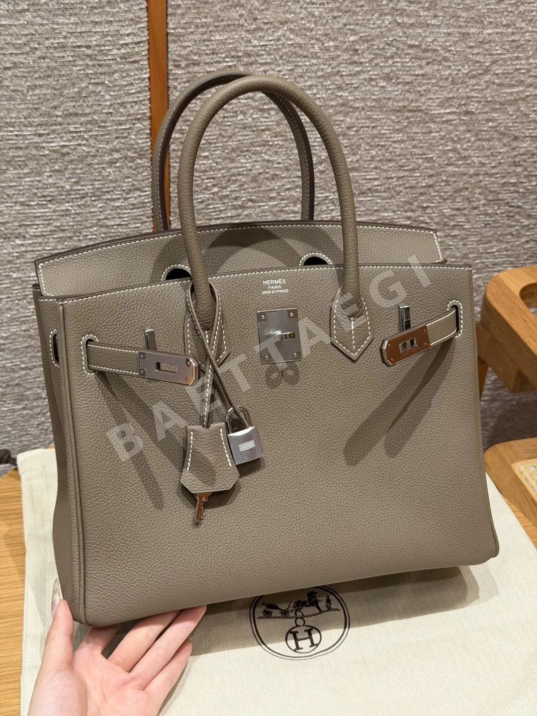 에르메스 버킨 토고 가죽 가방 30 cm 144767