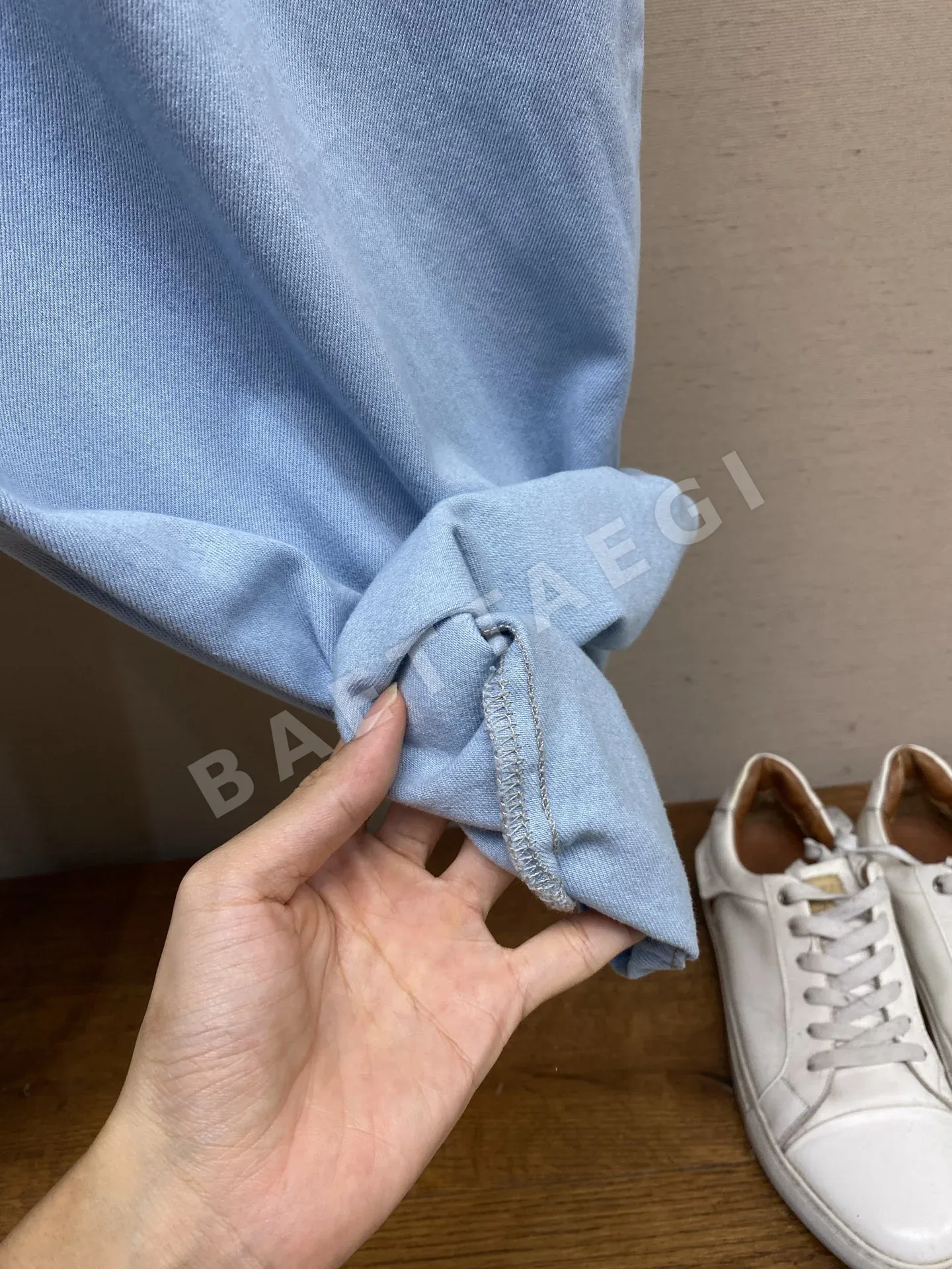 로에베 아나그램 자수 데님 바지 상세 이미지 8