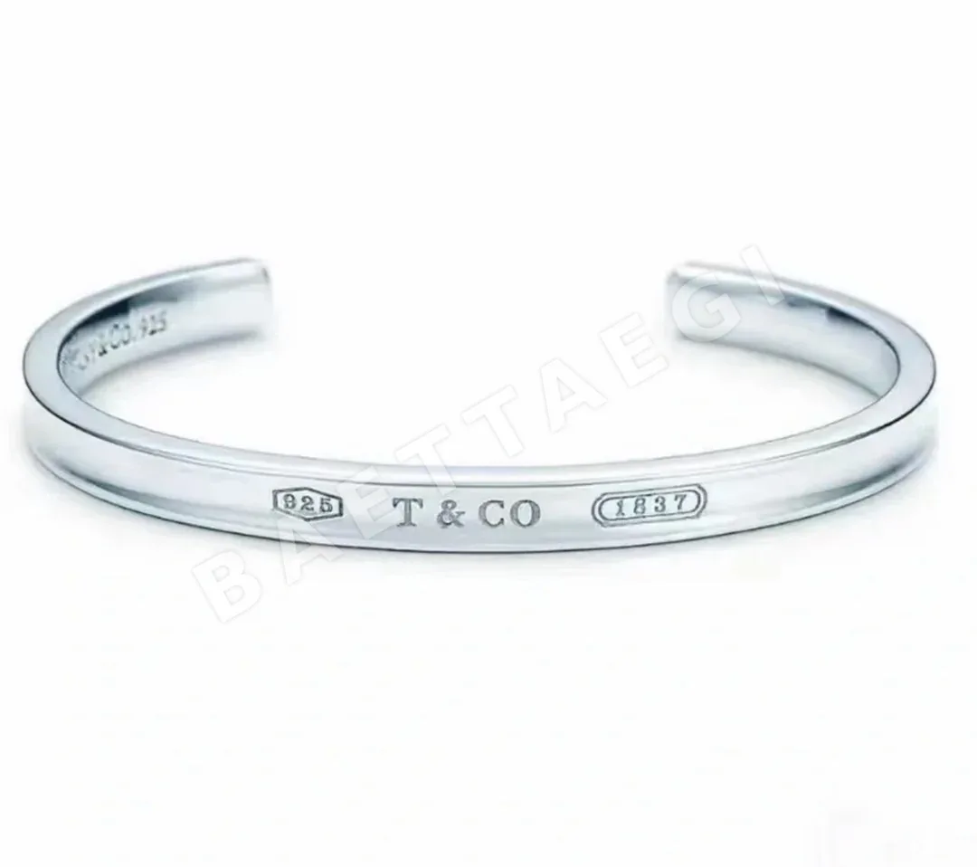 티파니 1837 스털링 실버 오픈 뱅글 팔찌 상세 이미지 3